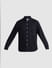 Black Contrast Stitch Full Sleeves Shirt_416394+7