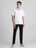 Beige Contrast Stitch Short Sleeves Shirt_416395+6