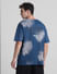 Blue Colourblocked Crew Neck T-shirt_416398+4