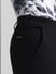 Black Mid Rise Slim Fit Pants_416401+4