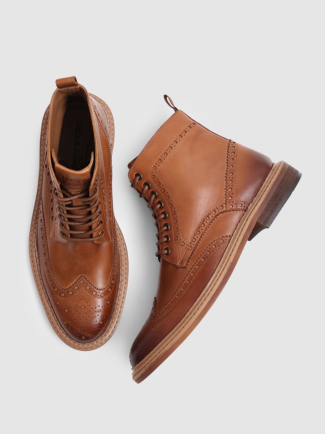 Base london hurst wingtip leather boot best sale