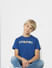 BOYS Blue Logo Print T-shirt_406717+1