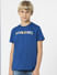 BOYS Blue Logo Print T-shirt_406717+2