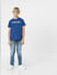BOYS Blue Logo Print T-shirt_406717+6