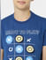 BOYS Blue Graphic Print T-shirt_406728+5