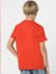 BOYS Red Sequin Detail Printed T-shirt_406729+4