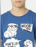 BOYS Blue Graphic Print T-shirt_406731+5