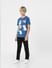 BOYS Blue Graphic Print T-shirt_406731+6