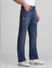 Blue High Rise Ray Bootcut Jeans_415528+2