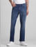 Blue Mid Rise Clark Regular Fit Jeans_415530+1