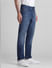 Blue Mid Rise Clark Regular Fit Jeans_415530+2