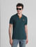 Green Cotton Polo T-Shirt_415531+1
