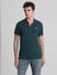 Green Cotton Polo T-Shirt_415531+2