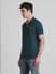 Green Cotton Polo T-Shirt_415531+3