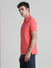 Coral Pink Cotton Polo T-Shirt_415532+3