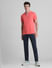 Coral Pink Cotton Polo T-Shirt_415532+6