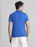 Dark Blue Zip Detail Polo T-Shirt_415535+4
