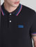 Black Contrast Tipping Polo T-Shirt_415543+5