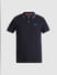 Black Contrast Tipping Polo T-Shirt_415543+7