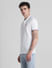 White Contrast Tipping Polo T-Shirt_415544+3