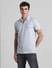 Grey Zip Detail Polo T-shirt_415549+2