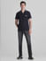 Black Zip Detail Polo T-Shirt_415551+6