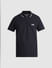 Black Zip Detail Polo T-Shirt_415551+7