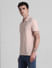 Pink Zip Detail Polo T-shirt_415552+3