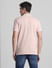 Pink Zip Detail Polo T-shirt_415552+4