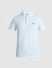 Blue Check Placket Polo T-shirt_415553+7
