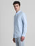 Blue Cotton Full Sleeves Shirt_415562+3
