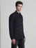 Black Cotton Full Sleeves Shirt_415563+3