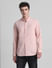 Pink Cotton Full Sleeves Shirt_415564+2