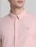 Pink Cotton Full Sleeves Shirt_415564+5