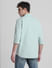 Green Cotton Full Sleeves Shirt_415565+4