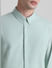 Green Cotton Full Sleeves Shirt_415565+5