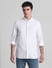 White Cotton Full Sleeves Shirt_415566+2