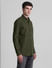 Green Cotton Full Sleeves Shirt_415568+3