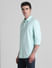 Green Formal Full Sleeves Shirt_415570+3