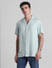 Light Green Short Sleeves Shirt_415572+2