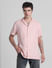 Pink Short Sleeves Shirt_415573+2