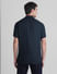 Dark Blue Short Sleeves Shirt_415575+4
