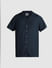 Dark Blue Short Sleeves Shirt_415575+7