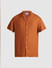 Brown Short Sleeves Shirt_415576+7