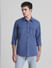 Blue Cotton Full Sleeves Shirt_415578+2