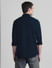 Dark Blue Cotton Full Sleeves Shirt_415582+4