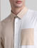 Brown Colourblocked Full Sleeves Shirt_415585+5