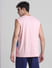 Pink Tropical Print Sleeveless T-shirt_415595+4