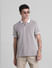 Brown Zip Detail Polo T-shirt_415599+1