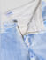 White Washed Co-ord Set Denim Shorts_415605+5